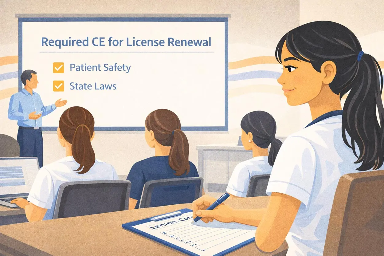 Mandatory CE Courses Nurses Need for License Renewal