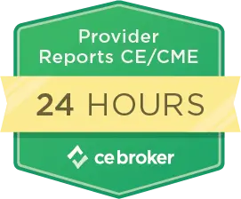 Provider Reports CE/CME 24 Hours CE Broker